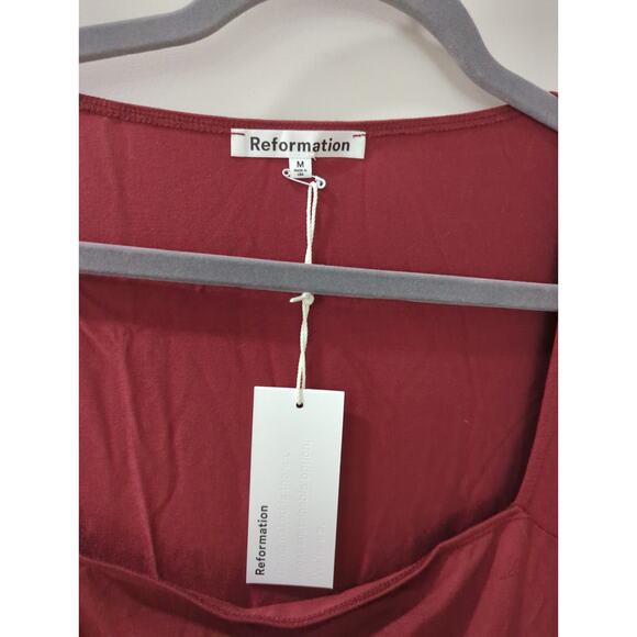 Reformation Coen Knit Long Sleeve Mini Dress NWT - Picture 4 of 6